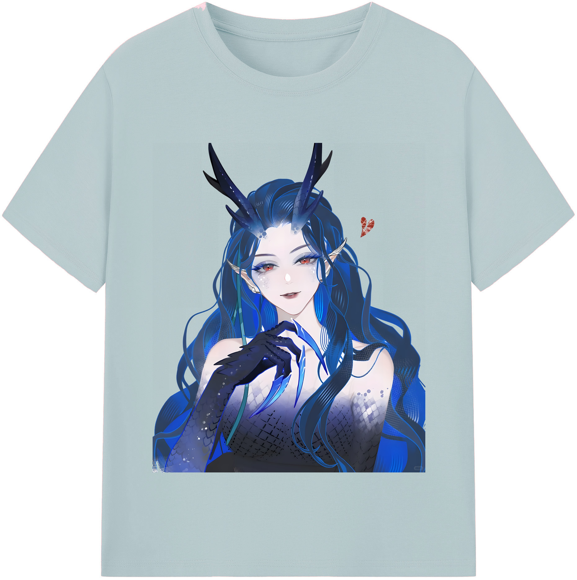 （画像用） Ne Zha 2 ナタ 魔童の大暴れ 綿100％半袖Tシャツ（フロントプリント）